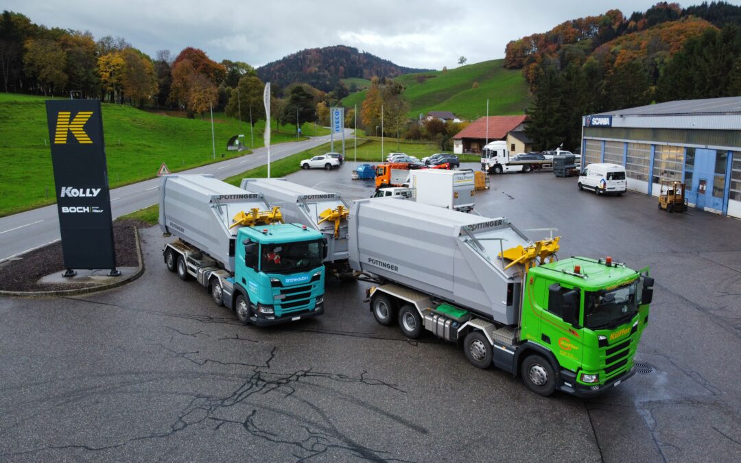Livraison de 3 compacteurs à l’aéroport de Zürich
