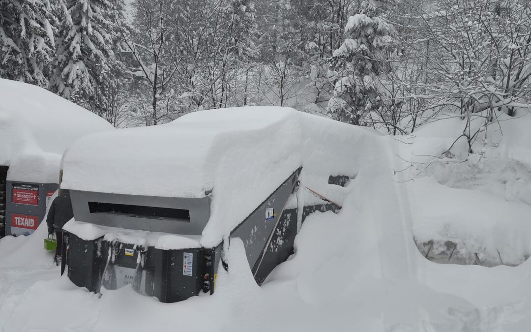Nos compacteurs résistent même à la neige du Valais!